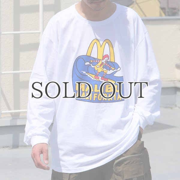 画像7: Dead Stock/McDonald's マクドナルド MALIBU CALIFORNIA LS TEE (7)