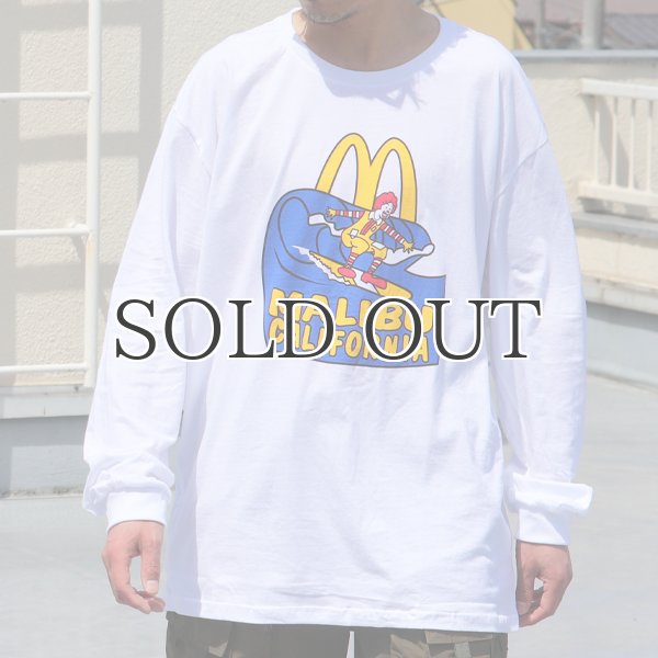 画像8: Dead Stock/McDonald's マクドナルド MALIBU CALIFORNIA LS TEE (8)