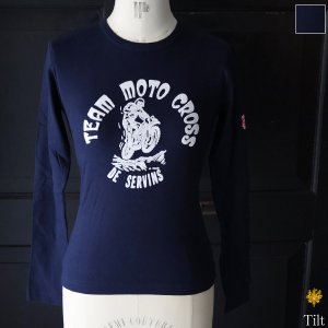 画像: Dead Stock / TILT モトクロス プリント ロングスリーブ TEE