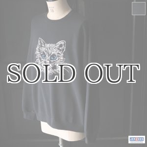 画像: JERZEES ジャージーズ(jz25s009) / Black Cats 裏起毛 クルーネック スウェット