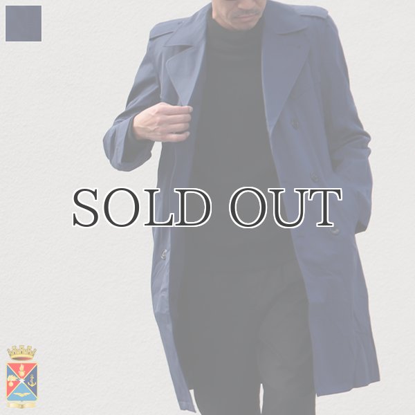 画像1: DEAD STOCK / ITALIA MILITARY 70s LINING VEST TRENCH COAT（イタリア軍 70年代 脱着ライニングベスト付き トレンチコート） (1)