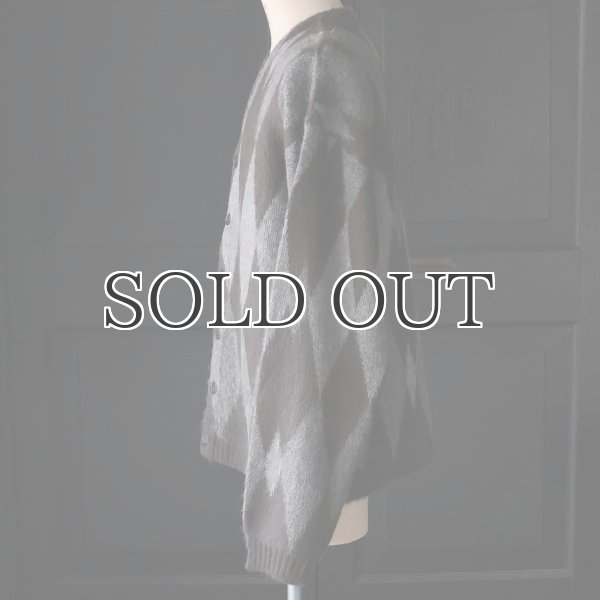 画像7: TOWNCRAFT タウンクラフト(tc25f016) / シャギー ヴィンテージパターン カーディガン (7)