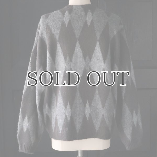 画像8: TOWNCRAFT タウンクラフト(tc25f016) / シャギー ヴィンテージパターン カーディガン (8)