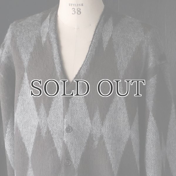 画像10: TOWNCRAFT タウンクラフト(tc25f016) / シャギー ヴィンテージパターン カーディガン (10)