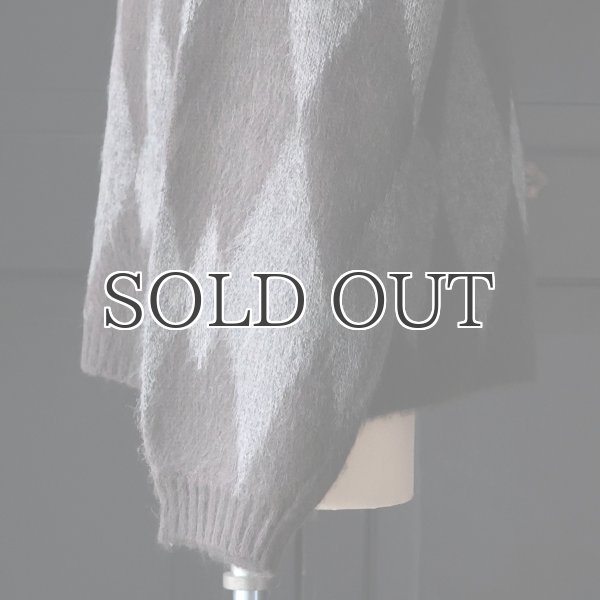 画像11: TOWNCRAFT タウンクラフト(tc25f016) / シャギー ヴィンテージパターン カーディガン (11)