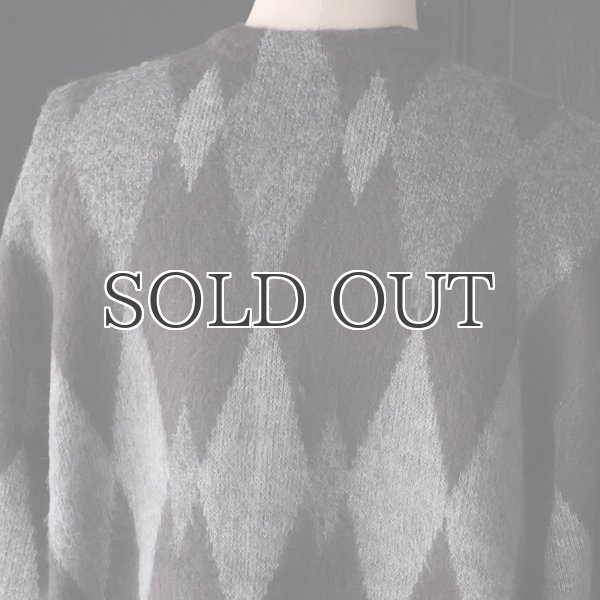 画像12: TOWNCRAFT タウンクラフト(tc25f016) / シャギー ヴィンテージパターン カーディガン (12)