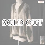 画像: TOWNCRAFT タウンクラフト(tc25f016) / シャギー ヴィンテージパターン カーディガン