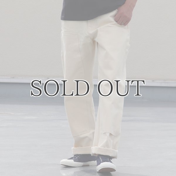 画像4: ダブルニーペインターツイルパンツ / ROUND HOUSE (4)