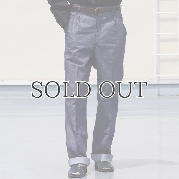 画像4: DEAD STOCK /  FRENCH MILITARY Denim Trousers（フランス軍デニムトラウザーズ） (4)