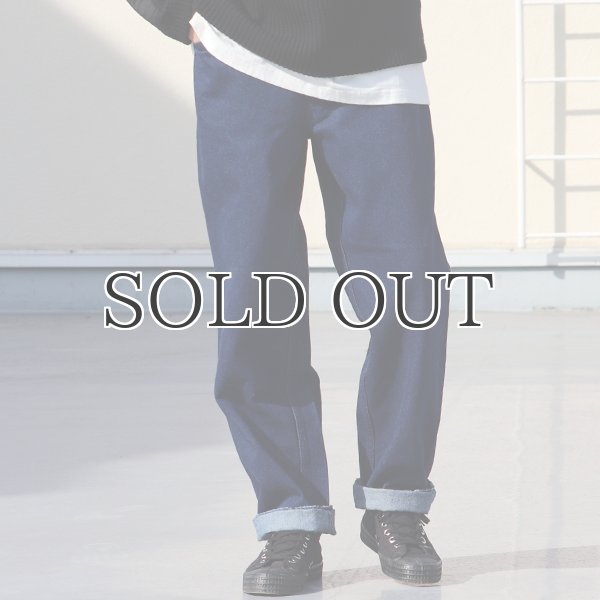 画像3: DEAD STOCK / ITALIA M.M.(MARINA MILITARE) 5Pocket Work Denim Pants(イタリア軍M.M. 5ポケット デニムワークパンツ) (3)