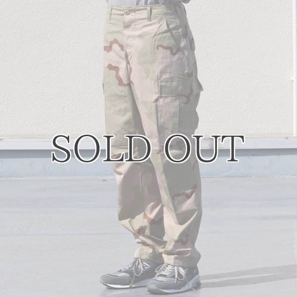 画像9: Dead Stock / US Army BDU TROUSER RIPSTOP DESERT CAMO(米軍 BDU 3Cデザートカモ カーゴパンツ) (9)