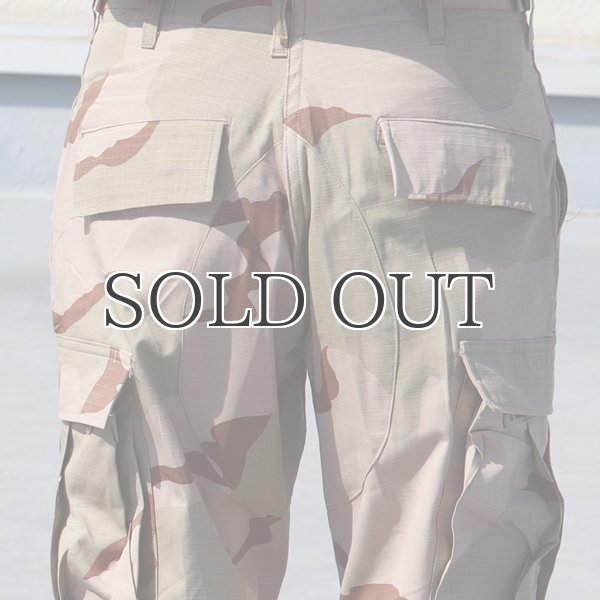 画像14: Dead Stock / US Army BDU TROUSER RIPSTOP DESERT CAMO(米軍 BDU 3Cデザートカモ カーゴパンツ) (14)