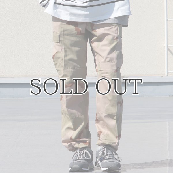 画像4: Dead Stock / US Army BDU TROUSER RIPSTOP DESERT CAMO(米軍 BDU 3Cデザートカモ カーゴパンツ) (4)