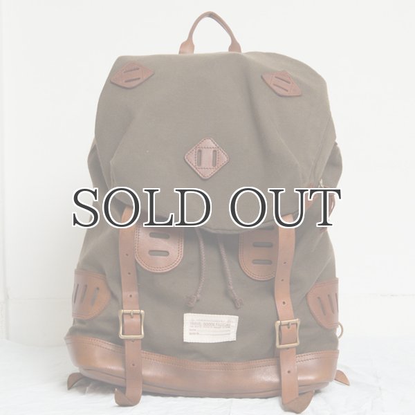 画像5: ナイロンクロスレザーオールドバックパック 【MADE IN JAPAN】『日本製』【送料無料】 / vasco Equipment (5)