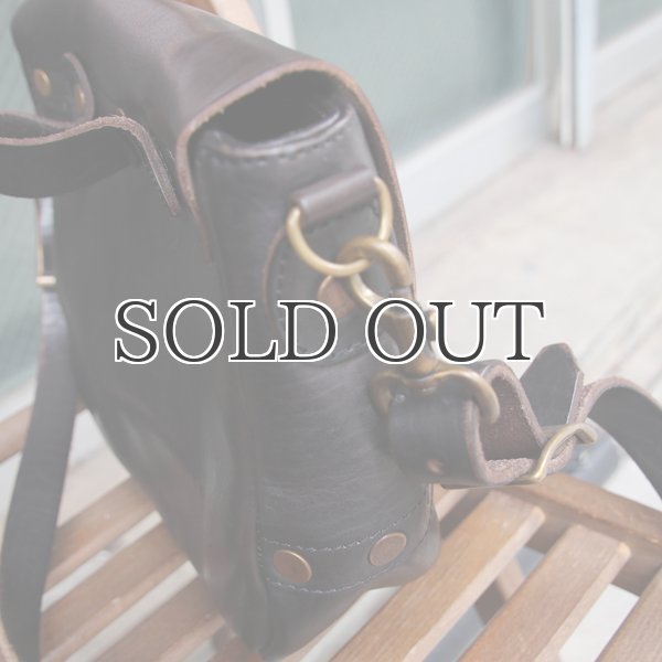 画像14: LEATHER POSTMAN  SHOLDER BAG-Small(刻印無し)(VS-249L)【MADE IN JAPAN】『日本製』【送料無料】 / VASCO (14)