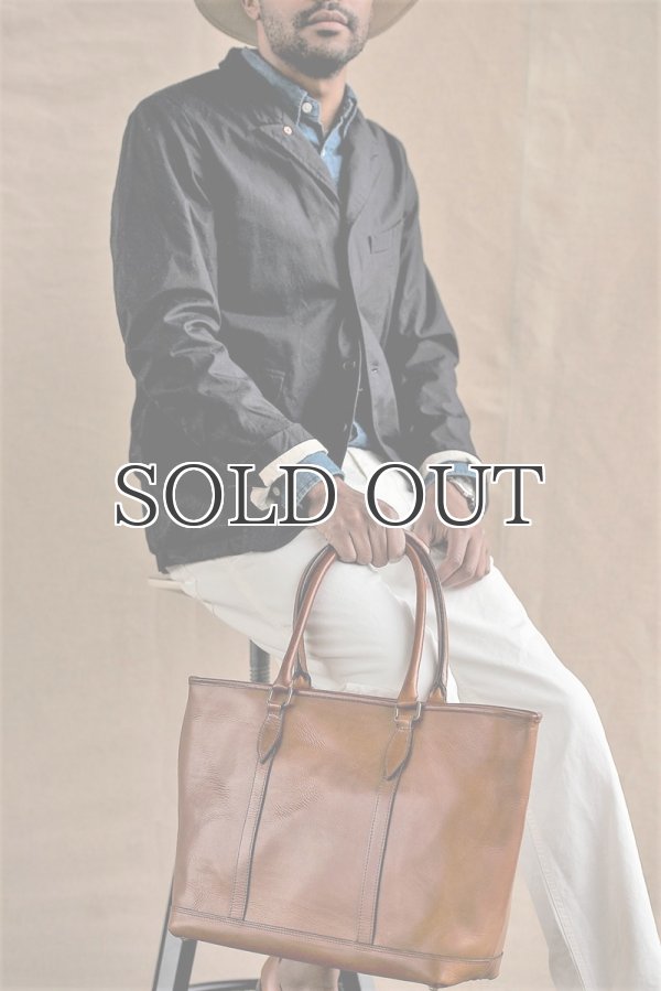 画像2: LEATHER　NELSON TOTE BAG(VS-263TL) 【MADE IN JAPAN】『日本製』【送料無料】 / VASCO (2)