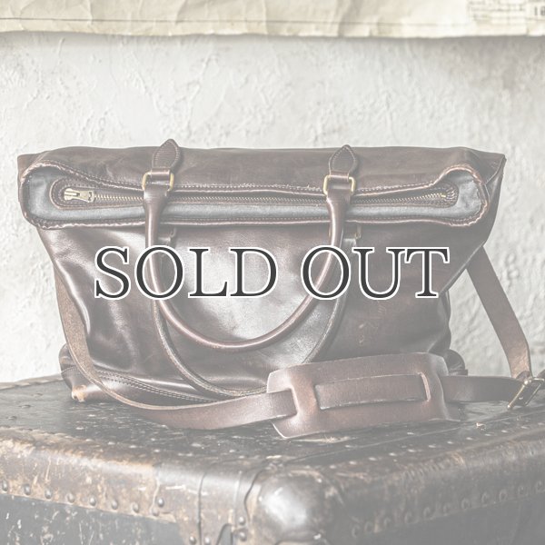 画像3: LEATHER NELSON  2Way BAG(VS-244LS)【MADE IN JAPAN】『日本製』【送料無料】 / VASCO (3)