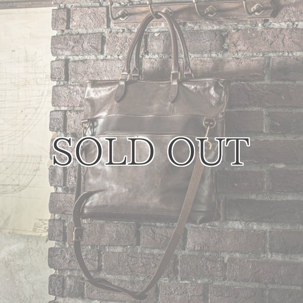 画像4: LEATHER NELSON  2Way BAG(VS-244LS)【MADE IN JAPAN】『日本製』【送料無料】 / VASCO (4)