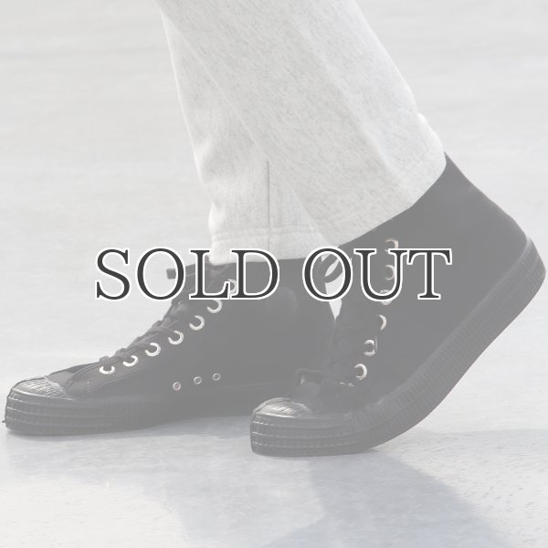 画像2: DEAD STOCK / Czech Army Hi Cut Canvas Sneaker-Black-（チェコ軍 ミリタリートレーナーシューズ/Black） (2)