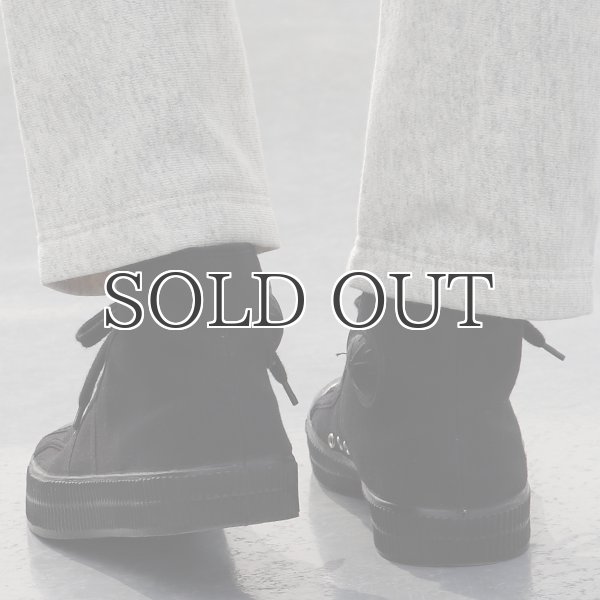 画像5: DEAD STOCK / Czech Army Hi Cut Canvas Sneaker-Black-（チェコ軍 ミリタリートレーナーシューズ/Black） (5)