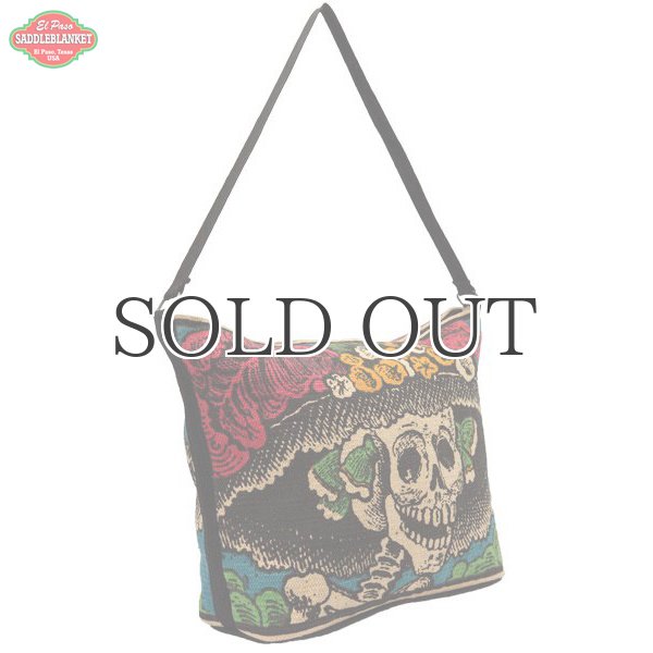 画像1: Day of the dead cotton stencil purses / El Paso SADDLEBLANKET【ご予約商品・7月上旬〜中旬入荷予定】 (1)