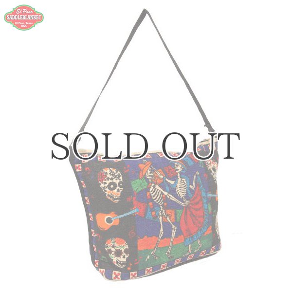 画像1: Day of the dead cotton stencil purses / El Paso SADDLEBLANKET【ご予約商品・7月上旬〜中旬入荷予定】 (1)