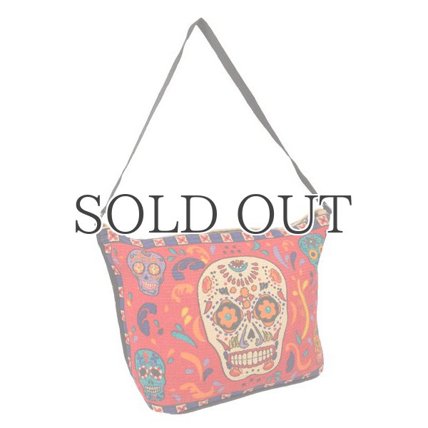 画像2: Day of the dead cotton stencil purses / El Paso SADDLEBLANKET【ご予約商品・7月上旬〜中旬入荷予定】 (2)