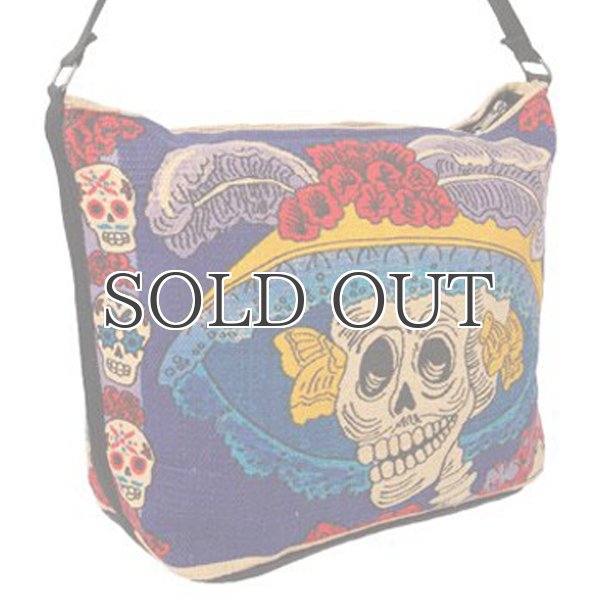 画像3: Day of the dead cotton stencil purses / El Paso SADDLEBLANKET【ご予約商品・7月上旬〜中旬入荷予定】 (3)