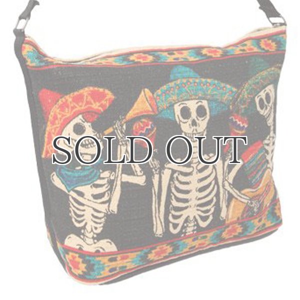 画像3: Day of the dead cotton stencil purses / El Paso SADDLEBLANKET【ご予約商品・7月上旬〜中旬入荷予定】 (3)