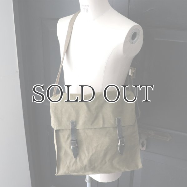 画像6: DEAD STOCK  / Italian Army Canvas Shoulder Bag（イタリア軍 WW2キャンバス ショルダーバッグ） (6)