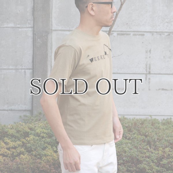 画像4: Riding High  16/- JERSEY P&E S/S TEE(WEEKEND)【MADE IN JAPAN】『日本製』 (4)