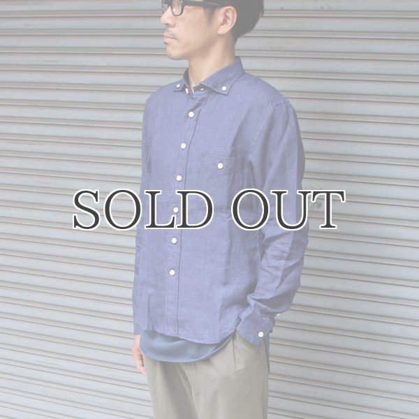 画像8: デラヴェリネンオープンスプレッドボタンダウン長袖シャツ / Audience (8)