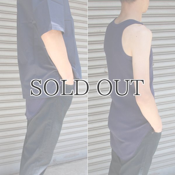 画像4: 度詰ワッフルロングタンクトップ【MADE IN JAPAN】『日本製』/ Upscape Audience  (4)