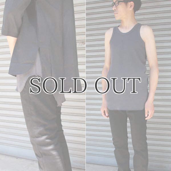 画像5: 度詰ワッフルロングタンクトップ【MADE IN JAPAN】『日本製』/ Upscape Audience  (5)