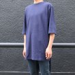 画像12: 度詰ワッフル サイドスリット ロングビッグ 5/S Tee【MADE IN JAPAN】『日本製』/ Upscape Audience (12)