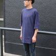 画像6: 度詰ワッフル サイドスリット ロングビッグ 5/S Tee【MADE IN JAPAN】『日本製』/ Upscape Audience (6)