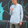画像8: コットンギャバジンノーカラーP/O コンチョ釦L/SシャツTEE【MADE IN JAPAN】『日本製』/ Upscape Audience (8)