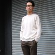 画像7: 【RE PRICE/価格改定】パイルシャギー サドルショルダー C/N L/S ニットソー【MADE IN JAPAN】『日本製』/ Upscape Audience (7)