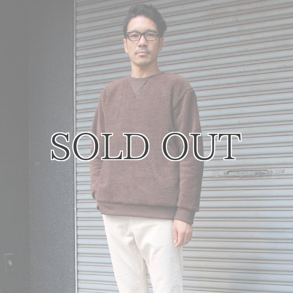 画像9: ソフトタッチボアフリース ガゼットC/N LS【MADE IN JAPAN】『日本製』/ Upscape Audience (9)