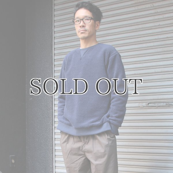 画像10: ソフトタッチボアフリース ガゼットC/N LS【MADE IN JAPAN】『日本製』/ Upscape Audience (10)