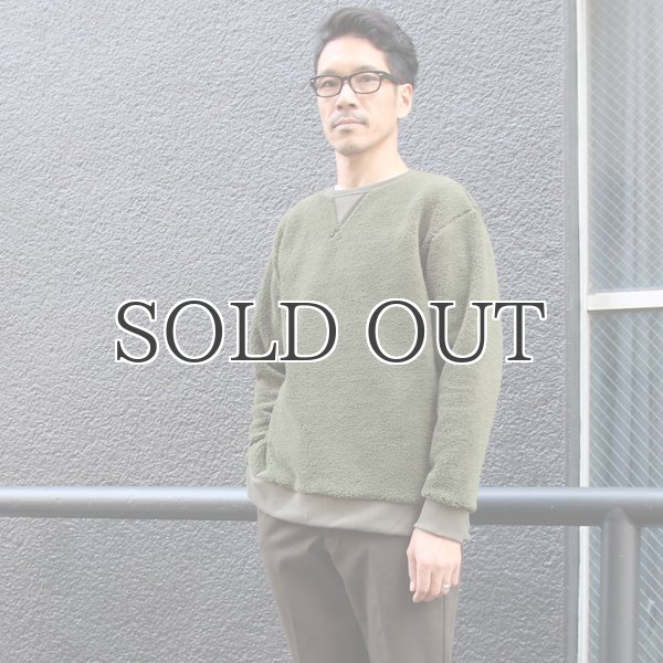 画像11: ソフトタッチボアフリース ガゼットC/N LS【MADE IN JAPAN】『日本製』/ Upscape Audience (11)