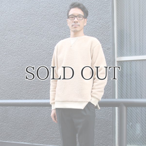 画像12: ソフトタッチボアフリース ガゼットC/N LS【MADE IN JAPAN】『日本製』/ Upscape Audience (12)