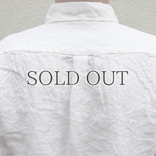 画像12: 【RE PRICE / 価格改定】"Hardmans"リネン ボタンダウン L/S シャツ［Lady's］『日本製』/ Upscape Audience (12)