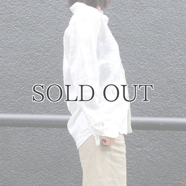 画像8: 【RE PRICE / 価格改定】"Hardmans"リネン ボタンダウン L/S シャツ［Lady's］『日本製』/ Upscape Audience (8)