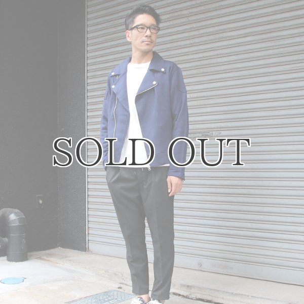 画像3: コーマ裏毛ダブルジップライダースジャケット【MADE IN JAPAN】『日本製』/ Upscape Audience (3)