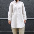 画像3: 【RE PRICE/価格改定】French Linen（フレンチリネン）綿麻交織ダンガリー ローマシャツコート［Lady's］【MADE IN JAPAN】『日本製』/ Upscape Audience (3)