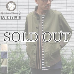 画像: VENTILE®（ベンタイル）40/2耐水撥水ギャバ ボンバージャケット【MADE IN JAPAN】『日本製』 / Upscape Audience