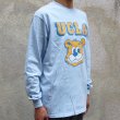 画像11: UCLA"UCLA BERA" 6oz米綿丸胴L/S Tee/ Audience (11)