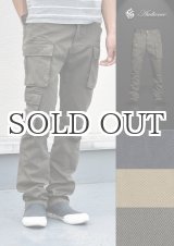 画像: ヴィンテージ加工高密度チノクロスカーゴパンツ 【送料無料】 / Audience