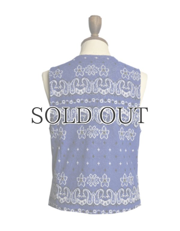 画像3: バンダナパイルジャガードベスト 【MADE IN JAPAN】 / Upscape Audience (3)